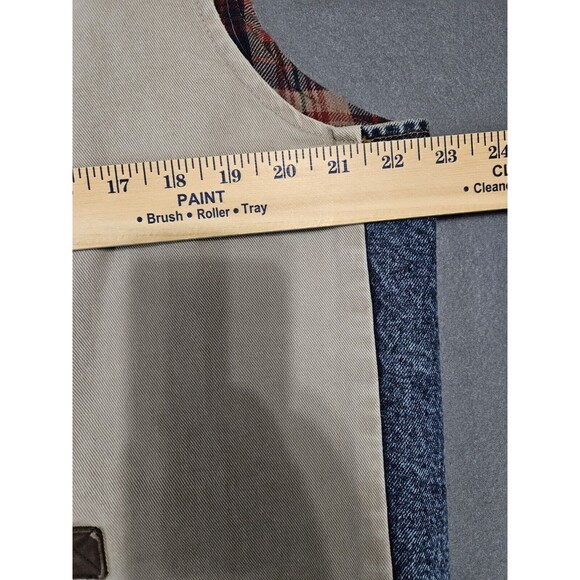 Cripple Creek Ranchwear Men L Vest Denim Blue Jean Sleeveless Western New - Picture 5 of 7